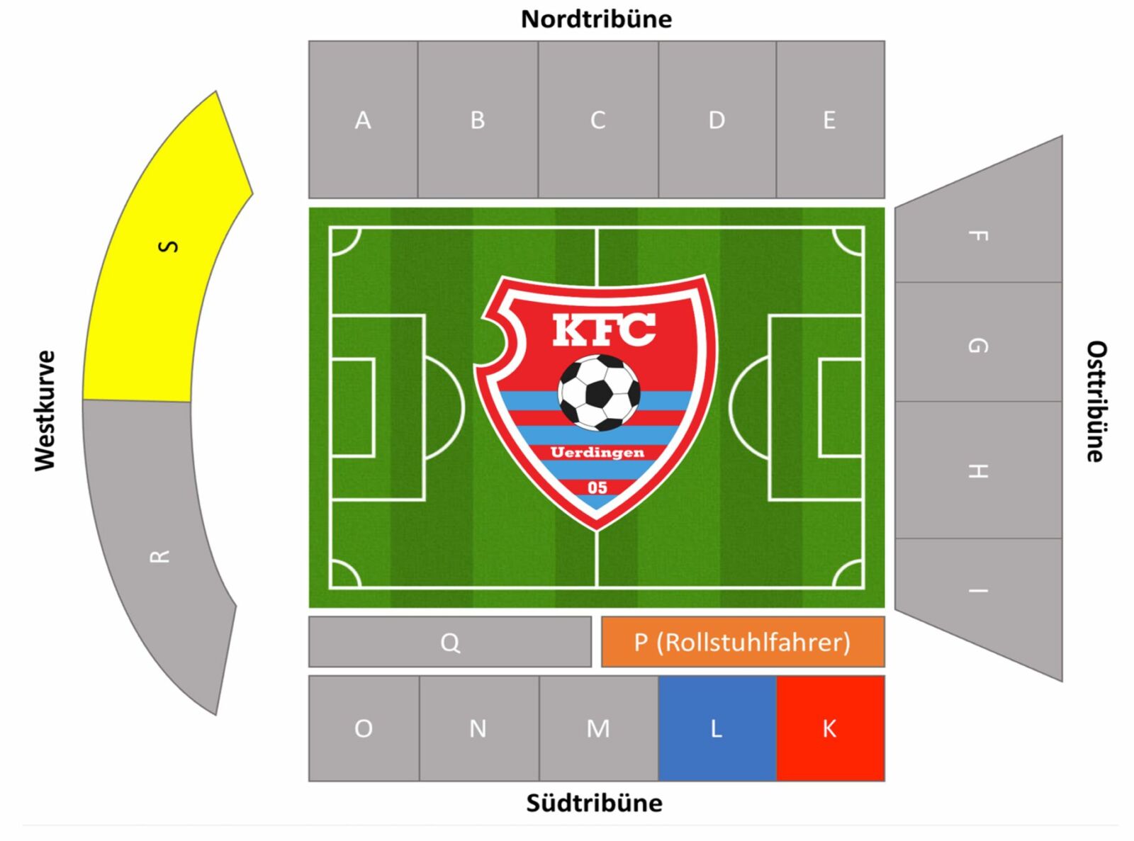 Stadionplan Grotenburg Stadionplan Grotenburg