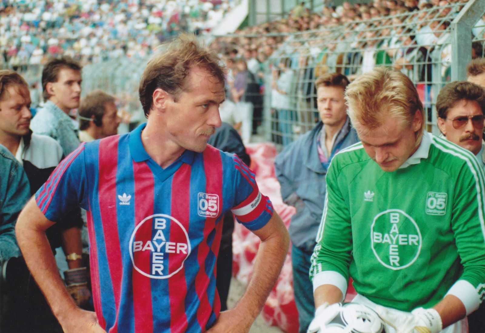 Gerd Kleppinger (links) und Manfred Kubik in der Saison 1988 / 1989.